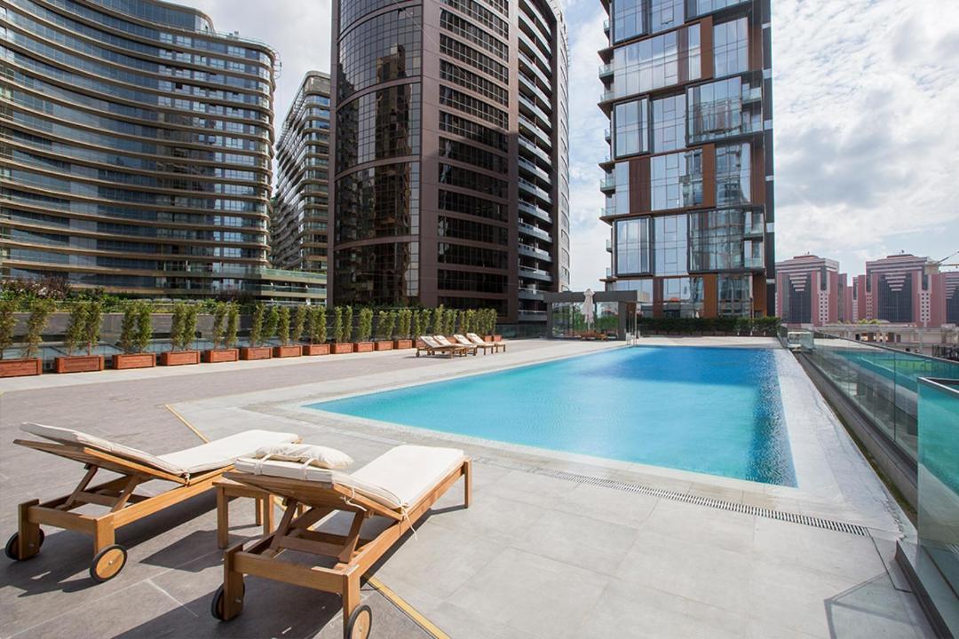 Residence Retro9 B-Blok Atakoey Apart 2 Rooms Wifi Pool Стамбул Экстерьер фото